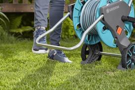 laistymo zarna su vezimeliu - Gardena Hose Trolley AquaRoll M w/o Hose - 3 nuotrauka