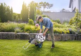 gardena aquaroll m easy - Gardena Hose Trolley AquaRoll M Easy Set 25m - 4 nuotrauka