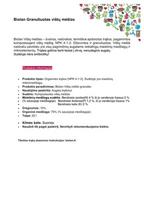 granuliuotas meslas - Natūralus granuliuotas vištų mėšlas Biolan, 20 l - 2 nuotrauka