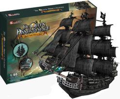 3D dėlionė Cubicfun The Queen Annes Revenge 3D, 308 dalių
