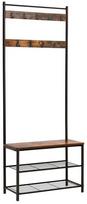 Songmics Vintage Entryway Coat Rack 70x32x175cm