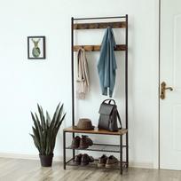 lentyna songmics - Songmics Vintage Entryway Coat Rack 70x32x175cm - 4 nuotrauka