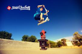 triukinos - Street Surfing Torpedo Black Core - 6 nuotrauka