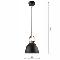 pakabins - Pakabinamas šviestuvas Lamkur LM-1.80, 60W, E27 - 2 nuotrauka