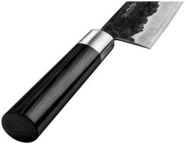 samuro peilis - Samura BLACKSMITH Universal Kitchen knife Santoku 7.2"/ 182mm - 6 nuotrauka