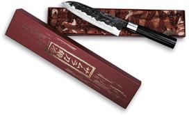 samuro peilis - Samura BLACKSMITH Universal Kitchen knife Santoku 7.2"/ 182mm - 8 nuotrauka