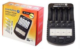 elementai aa - EverActive NC-1000 PLUS Battery Charger - 3 nuotrauka
