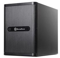 korpusas silverstone - SilverStone Case Storage DS380 Black - 1 nuotrauka