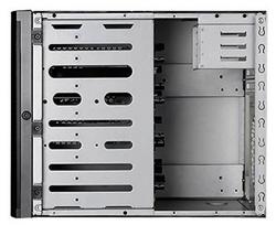 korpusas silverstone - SilverStone Case Storage DS380 Black - 6 nuotrauka