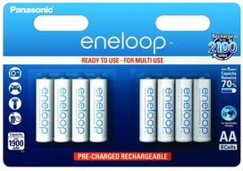 Panasonic Eneloop Rechargeable Battery 8 x AA 1900mAh