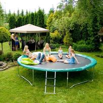 batutas trampolines - Free Jump Trampoline D426 Green - 3 nuotrauka