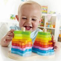 piramide - Hape Double Rainbow Stacker E0406 - 3 nuotrauka