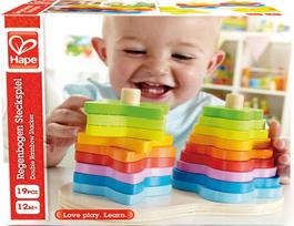 piramide - Hape Double Rainbow Stacker E0406 - 4 nuotrauka