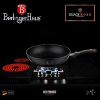 berlinger keptuve - Berlingerhaus Metallic Line Black Rose Collection keptuvė, 28 cm - 3 nuotrauka