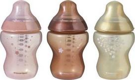 tommee tippee buteliukai - TOMMEE TIPPEE buteliukų rinkinys Morning Skies 3x 260ml, 422597 - 2 nuotrauka