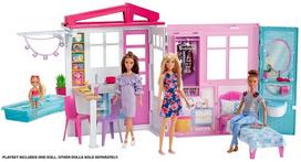 barbiu baldai - Namas Mattel Barbie House & Doll FXG55 - 2 nuotrauka