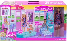 barbiu baldai - Namas Mattel Barbie House & Doll FXG55 - 6 nuotrauka