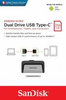 3 0 usb flash - Sandisk ULTRA DUAL DRIVE USB Type-C 256GB - 5 nuotrauka