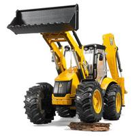modeliukai traktoriai - BRUDER traktorius su krautuvu JCB 5CX eco Backhoe, 02454 - 4 nuotrauka
