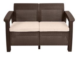 Keter Corfu Love Seat Brown
