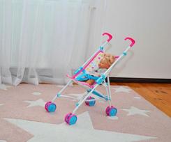 leles vezimelis - Lėlių vežimėlis Milly Mally Julia Candy - 7 nuotrauka