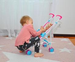 leles vezimelis - Lėlių vežimėlis Milly Mally Julia Candy - 8 nuotrauka