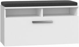 senukai lentynos batams - Batų spintelė Top E Shop Riva, balta, 850 mm x 350 mm x 460 mm - 1 nuotrauka