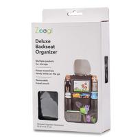 automobilio krepsys - Priedas autokėdutėms Zoogi Deluxe Backseat Organizer, juoda - 6 nuotrauka