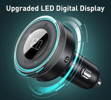 fm moduliatorius bluetooth - Baseus CCLH-01 Black - 2 nuotrauka
