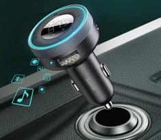 fm moduliatorius bluetooth - Baseus CCLH-01 Black - 3 nuotrauka