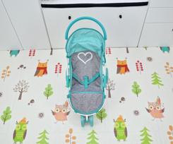 milli vezimelis - Milly Mally Lėlių vežimėlis "Susie Prestige Mint" - 3 nuotrauka
