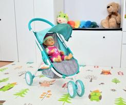 milli vezimelis - Milly Mally Lėlių vežimėlis "Susie Prestige Mint" - 7 nuotrauka