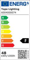 tope sopot led - Tope Sopot 6004000074, plafonas, 24 W - 4 nuotrauka