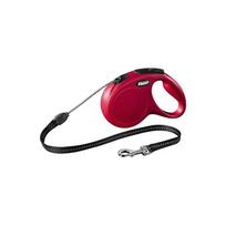 dog 20kg - Flexi New Classic M automatinis virvinis pavadėlis 5 m raudonas - 1 nuotrauka