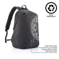 xd design bobby kuprine - Kuprinė XD Design Bobby Soft Art Anti-Theft Mandala, pilka - 6 nuotrauka