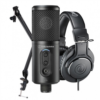 mikrofono stovas - Audio Technica Creator Pack | ATR2500x-US + ATH-M20x + mikrofono stovas - 8 nuotrauka