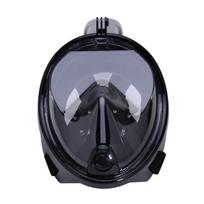 RoGer Full Dry Snorkeling Mask L/XL Black