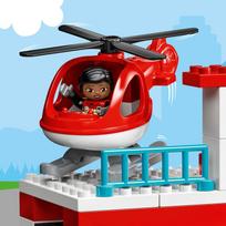 lego gaisrine - LEGO DUPLO Gaisrinė ir sraigtasparnis 10970 - 4 nuotrauka
