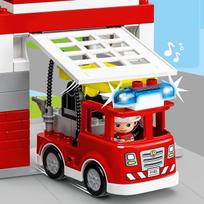 lego gaisrine - LEGO DUPLO Gaisrinė ir sraigtasparnis 10970 - 5 nuotrauka