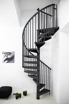 sraigtiniai spiraliniai laiptai - Minka Rondo, 65 cm x 269 - 300 cm - 1 nuotrauka