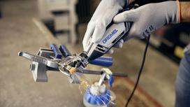 tiesinis slifuoklis - Bosch Dremel 4250, su šepetėliais, 220 - 240 V - 6 nuotrauka
