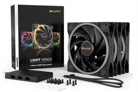 korpuso ausintuvai - be quiet! LIGHT WINGS 140mm PWM high-speed Triple-Pack - 9 nuotrauka