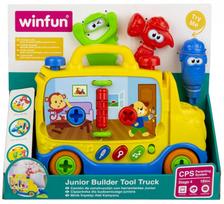 muzikiniai zaislas - Interaktyvus žaislas WinFun Junior Builder Tool Truck, 4 vnt. - 2 nuotrauka