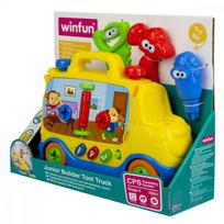 muzikiniai zaislas - Interaktyvus žaislas WinFun Junior Builder Tool Truck, 4 vnt. - 3 nuotrauka