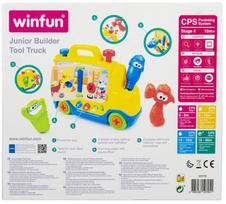 muzikiniai zaislas - Interaktyvus žaislas WinFun Junior Builder Tool Truck, 4 vnt. - 4 nuotrauka