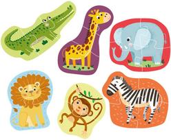 delione dodo 2 3 4 - Dėlionė Dodo 2 3 4 Elements Animals 300153, 18 dalių - 2 nuotrauka