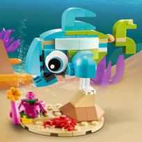 lego vezliukai - Konstruktorius LEGO Creator Delfinas ir vėžlys 31128 - 4 nuotrauka