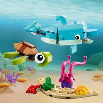lego vezliukai - Konstruktorius LEGO Creator Delfinas ir vėžlys 31128 - 6 nuotrauka