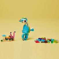 lego vezliukai - Konstruktorius LEGO Creator Delfinas ir vėžlys 31128 - 9 nuotrauka