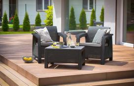 keter corfu - Keter Corfu Weekend Furniture Set Grey - 2 nuotrauka